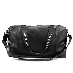 Дорожня шкіряна сумка TIDING BAG A25F-5218A чорна - мініатюра 6