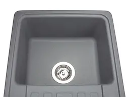 Кухонна мийка гранітна Miraggio Versal gray 758x462x201 00211706, Сірий - мініатюра 3