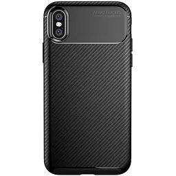 Чохол-накладка Toto TPU Carbon Fiber 1.5 mm Case Apple iPhone X/XS Black - мініатюра 3
