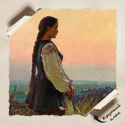 Інтер'єрна картина Їхав козак на війноньку - Кривенко Михайло (1954), Україна, історія, інтер'єрний декор, 60×66 см (id7348) - мініатюра 3