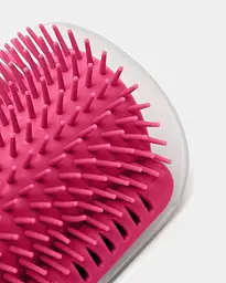 Щітка-чесалка для кішок Semi Brush-comb, Pink з кутовим кріпленням до стіни - мініатюра 3