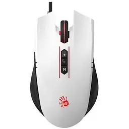 Миша Bloody ES7 Panda білий USB оптична сенсор PixArt 100-6000 cpi 15G 45 IPS RGB підсвічування 8 кнопок