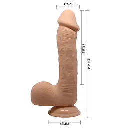Фалоімітатор Beautiful Encounter Johnson Dildo Flesh - мініатюра 8