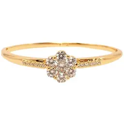Браслет XUPING Позолота 18K "Кристальна квітка" ø 6см (944595)