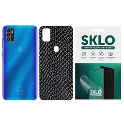 Захисна плівка SKLO Back (тил) Snake для ZTE Blade v2020 Чорний