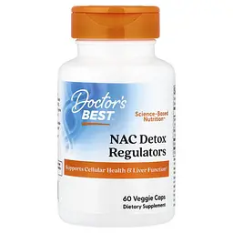 NAC (N-ацетил-L-цистеин) NAC 600 mg 60 капсул Doctor's Best vit0006618