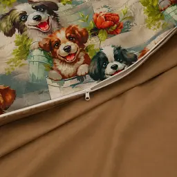 Підковдра MirSon Ranforce Elite Puppy Garden 110 x 140 см (2200013686217) - мініатюра 5
