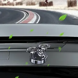 Ароматизатор автомобільний Дрон X3 на сонячній батареї Silver (Океан) - мініатюра 6