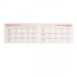 Щотижневик Leo Planner 2027 Binario 10х17 см м'який бежевий 128 сторінок (252738) - мініатюра 6