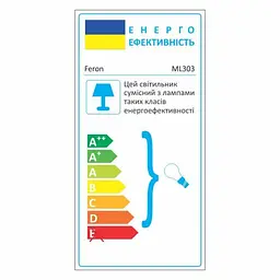 Накладний поворотний світильник Feron ML303 під лампу білий (32869) - мініатюра 3