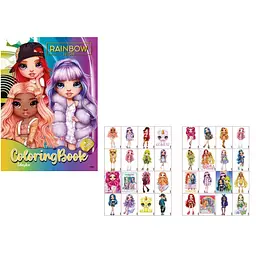 Розмальовка зі стікерами The Creative Rainbow 2 для дітей (LCB30)