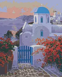 Комплект картин за номерами Riviera Blanca Санторині (ITR-007) 2 шт в наборі - мініатюра 2