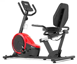 Горизонтальний велотренажер Hop-Sport HS-060L Pulse червоний 2020 - мініатюра 9