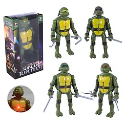 Колекційна фігурка Teenage Mutant Ninja Turtles з панциром і зброєю, що світиться (SG019-1X) в асортименті
