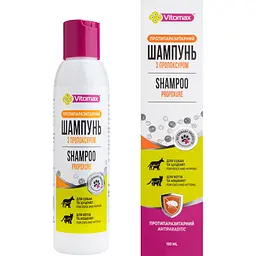 Шампунь Vitomax для собак та котів з пропоксуром, 150 мл - мініатюра 2