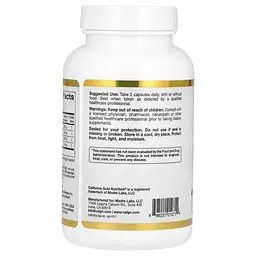 Комплекс для суглобів California Gold Nutrition 120 вегетаріанських капсул - мініатюра 4