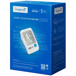 Тонометр Longevita Авт.вимір.артер.тиску LONGEVITA BP-1304 Авт.вимір.артер.тиску (BP-1304) - мініатюра 6