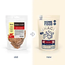Ласощі для собак Home Food вим'я яловиче в'ялене 80 г - мініатюра 2
