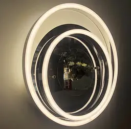 Світлодіодна люстра з 3D ефектом Line.F A 55011/2S+LED 3D CR - мініатюра 3