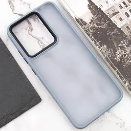 Чохол TPU+PC Lyon Frosted для Motorola Edge 60 Fusion Sierra Blue - мініатюра 4