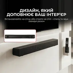 Саундбар Sharp HT-SB121 Black - мініатюра 5