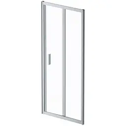 Душові двері AM.PM Gem 90x195 см скло прозоре хром W90UG-090-1F-195MT, прозорий, хром