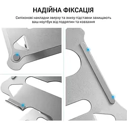 Підставка для ноутбука OfficePro LS610 Silver [144410] - мініатюра 9