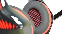 Гарнітура Microlab G6 3.5 мм+USB Black-Red - мініатюра 3
