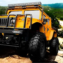 Машинка на радіокеруванні JJRC Hummer H1 1:12 4WD Off-Road Vehicle Orange [142539] - мініатюра 2