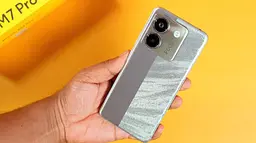 Смартфон Xiaomi POCO M7 Pro 5G 8/256 GB silver (сріблястий) - мініатюра 4