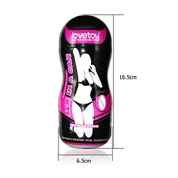 Мастурбатор-вагіна Lovetoy Sex In Can Lotus Tunnel, 16,5х6,5 см (тілесний) - мініатюра 5