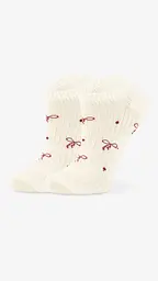 Шкарпетки для дівчинки Premier Socks Бантики 22-24 Молочний (4820203375103)