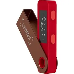 Апаратний гаманець для криптовалют Ledger Nano S Plus Ruby Red (LNSPRR) - мініатюра 4