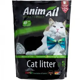 Силикагелевий наповнювач AnimAll Кристали ізумруду для котів 5 л 2.1 кг