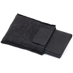 Візитниця з обкладинкою для ID-паспорта з натуральної шкіри Grande Pelle 11291 чорна - мініатюра 7