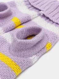 Светр для собак та котів EcoToys Purple Stripe XXL лавандовий A: 38 см B: 38 см C: 22 см 6968 - мініатюра 3