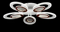 Люстра стельова LED Splendid Ray LK29039/5+1, 210W, білий і золотий, з пультом, сучасний стиль