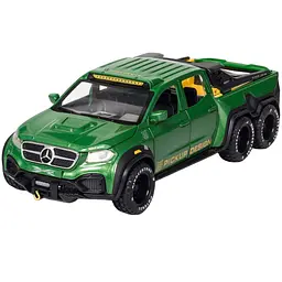 Колекційна металева модель автомобіля АвтоЕксперт Mercedes-Benz X-Class 6x6 Monster Pickup з інерцією, світлом та звуком 1:32
