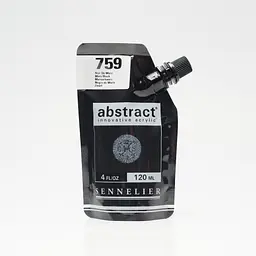 Акрилова фарба Sennelier Abstract, 120 мл, Чорний Марс (Mars Black)