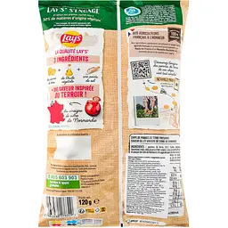 Чипси Lays Paysanne з сіллю і сидровим оцтом 120 г (963006) - мініатюра 2