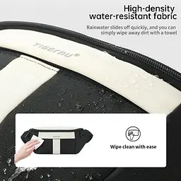 Сумка-бананка Tigernu T-S81012 2.5л 7'' Black Grey (18196) - мініатюра 8