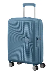 American Tourister Валіза American Tourister, Soundbox, поліпропілен, мала, 55см, 35.5/41л, TSA, 4 колеса, EXP, сіро-синій - мініатюра 4