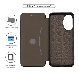 Чохол-книжка ArmorStandart G-Case для Xiaomi Poco F7 Black - мініатюра 3