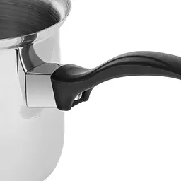 Турка для кави з нержавіючої сталі №6 900 мл, Kitchen Master Сталевий 87866 - мініатюра 3