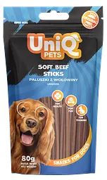 Ласощі для собак UniQ PETS М'які яловичі палички 80 г