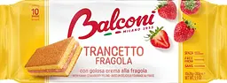 Мінібісквіти Balconi Trancetto Полуниця та йогурт 280 г (8001585001026)