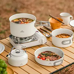 Каструля із керамічним антипригарним покриттям Naturehike CNK2450CF013, 1.7 л, алюміній - мініатюра 4