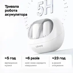 Наушники Usams US-TD22 BHUTD01 - мініатюра 4