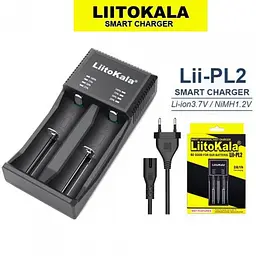Зарядний пристрій з індикацією на 2 канали LiitoKala Lii-PL2 АА/ААА/18650/26650/21700 - мініатюра 2