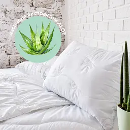 Набір подушок Ideia Aloe Vera антиалергенна тканина з просоченням алоє з блискавкою 50 х 70 см - мініатюра 6